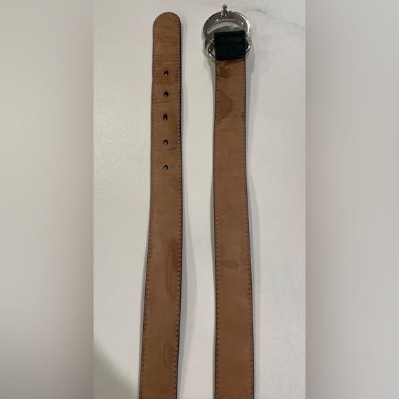 Gucci Silver GG Marmont Belt - Kids Large; fits 23-27” waist - Picture 8 of 10